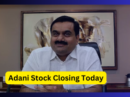 Adani Stock Closing Today : The initial boom disappeared, all shares of Adani fell on the third day as well