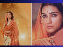 Adipurush Janki Motion Poster: Audio motion poster of 'Adipurush' released, tears welled up in Kriti Sanon's eyes as Mata Janaki