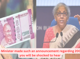 Currency Note: After 6 years of demonetisation, the Finance Minister made such an announcement regarding the 2000 note, you will be shocked to hear!