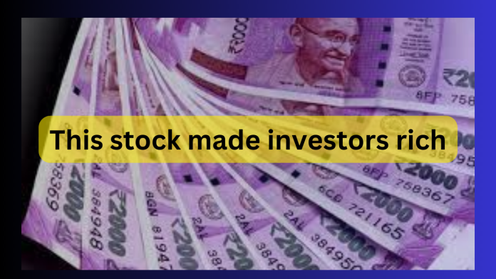 Share Market News: This share made investors rich, together gave a return of 16000%