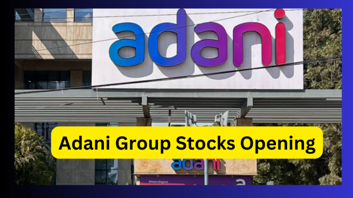 Adani Group Stocks Opening : All shares of Adani Group became rocket! Enterprises rose 7.49 percent and this stock rose 8.40 percent.