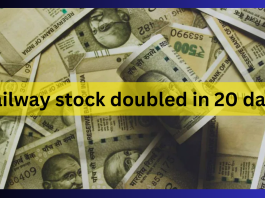 Railway stock doubled in 20 days! You also invest money, you will become rich in a few days!