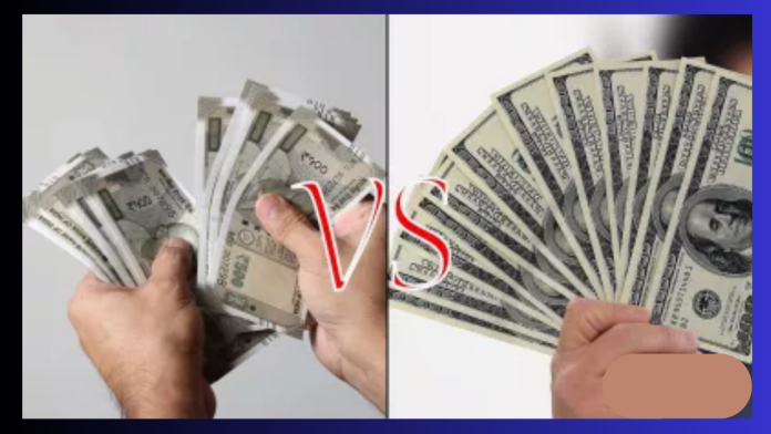 Indian Rupee vs Dollar: Rupee broken against dollar, Indian currency closed down by 2 paise