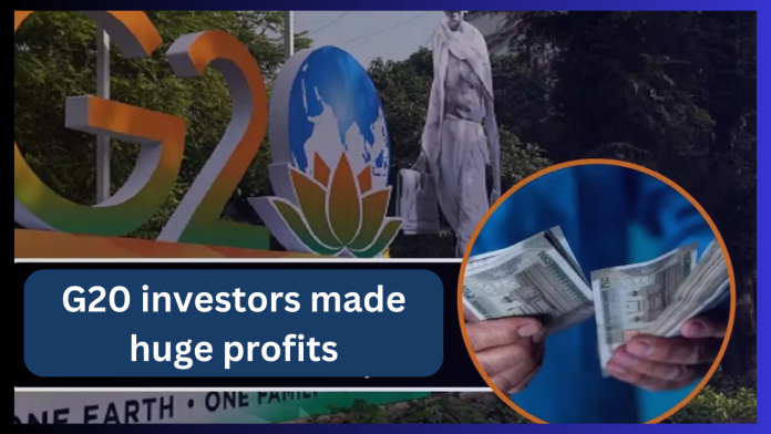 G20 summit : G20 investors made huge profits, the figure in 6 days crossed Rs 11 lakh crore