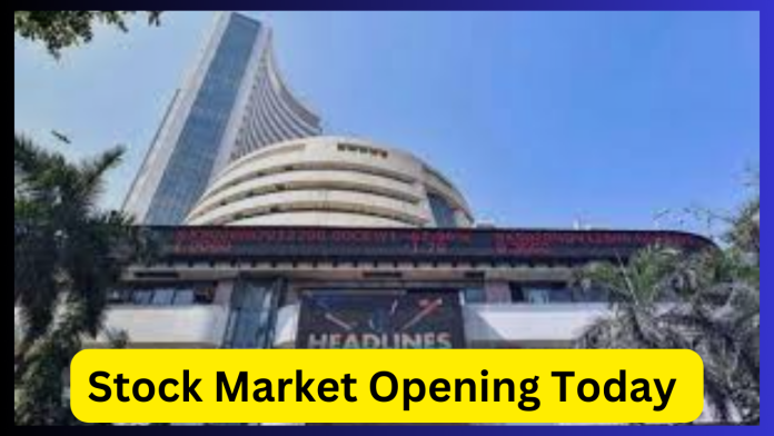 Stock Market Opening Today : Market opened with slight rise, Bank Nifty fell by 0.22 percent