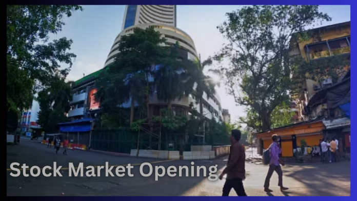 Stock Market Opening : Slight rise in the stock market, Sensex rose marginally to 66475, Nifty opened at 19820.