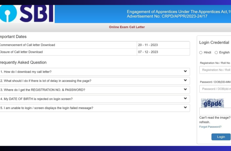 SBI & GSET 2023 Admit Card : Admit cards of these exams issued from SBI to GSET, download them immediately from here