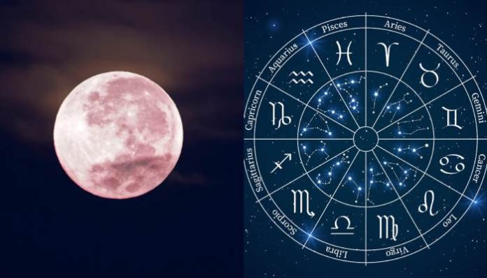 Pink Full Moon Today: Today on Chaitra Purnima, pink moon is very auspicious for these zodiac signs, see the moon at this time.